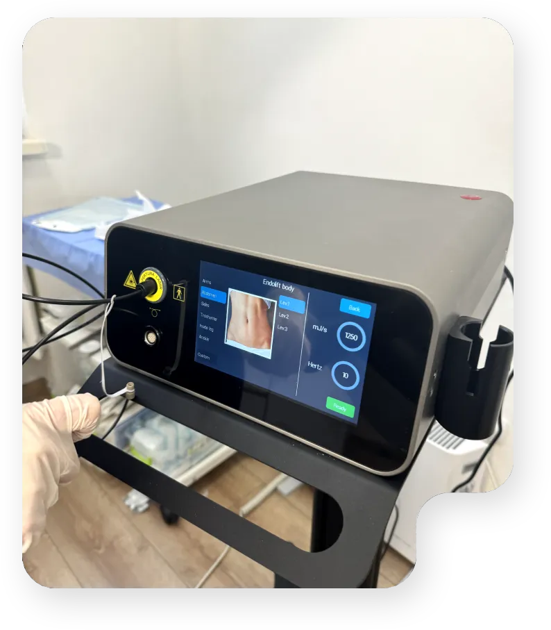 Технические характеристики прибора ENDOLIFT LASEMAR® 1500